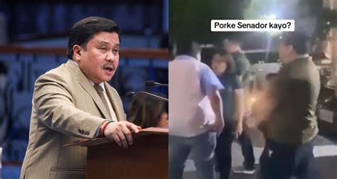 Woman in viral video of confrontation with Jinggoy Estrada .